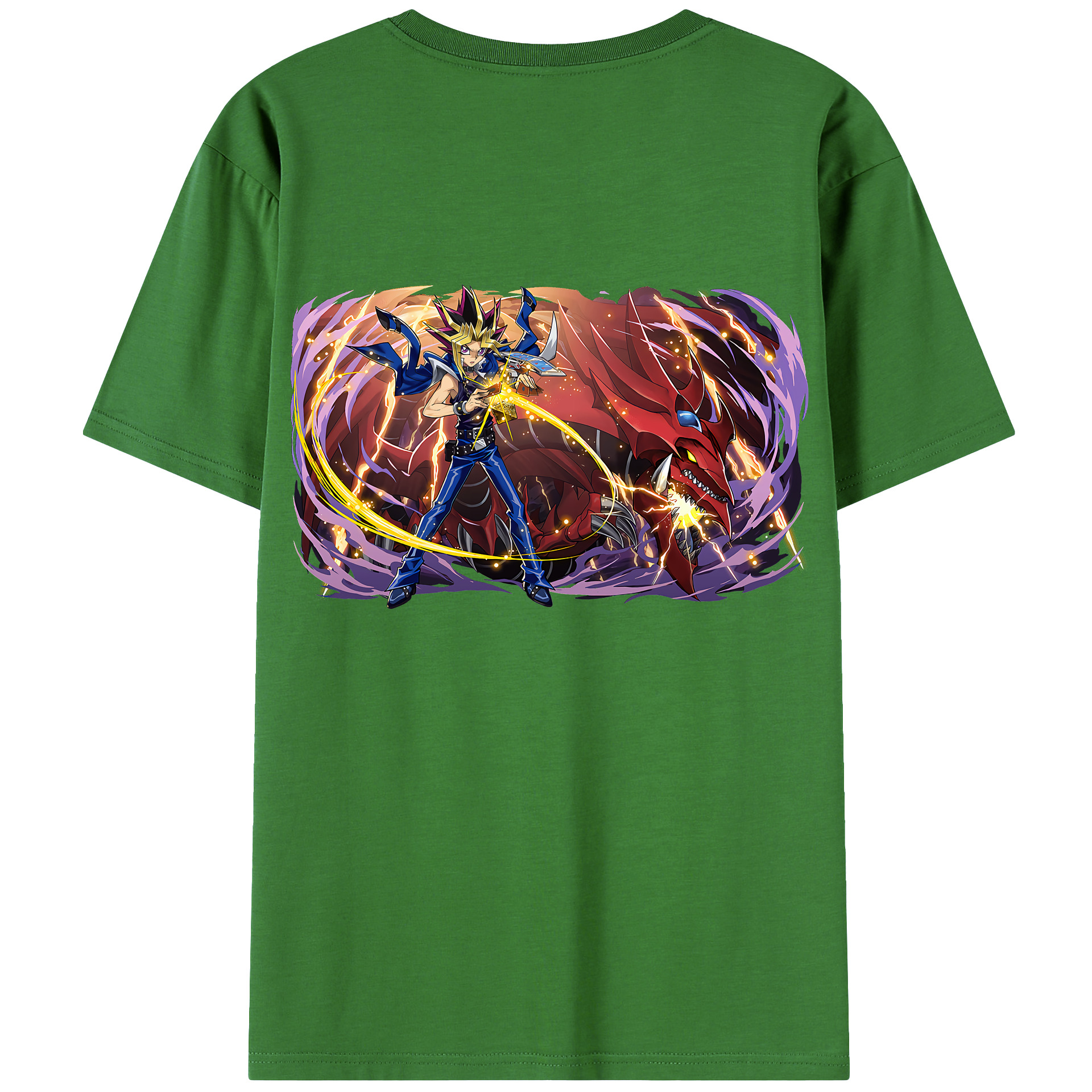 （画像用） 遊☆戯☆王 Yu-Gi-Oh! レディース半袖Tシャツ(バックプリント)
